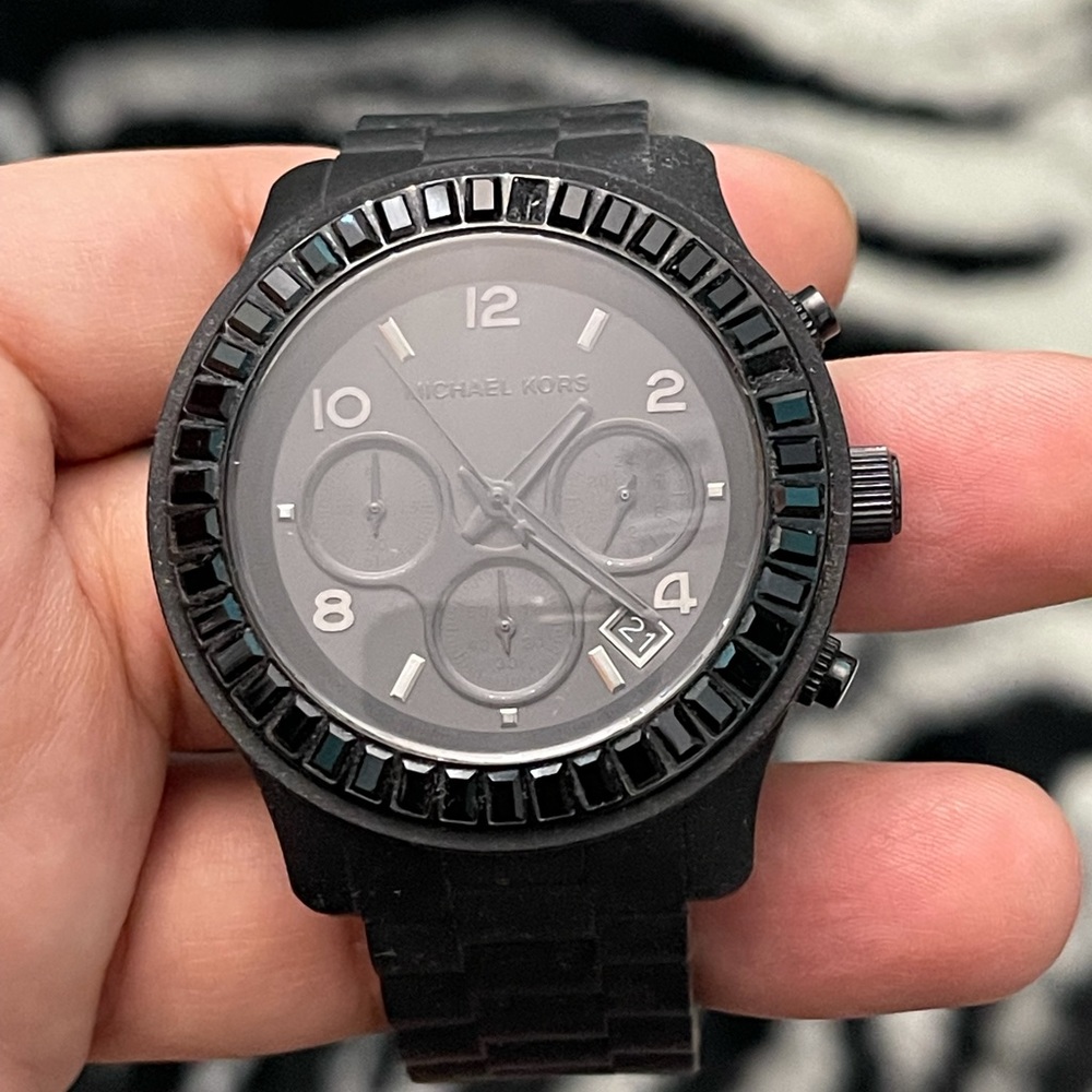 Unisex Michael Kors Black watch